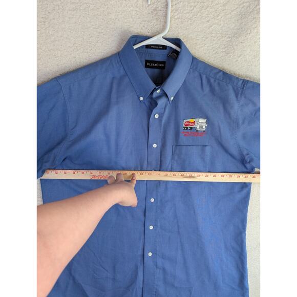 Frito Lay Trucker Shirt Mens XL Blue Logistics Employee Uniform Short Sleeve - Picture 5 of 16